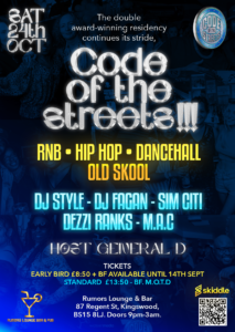 21st Anniversary Code of the Streets